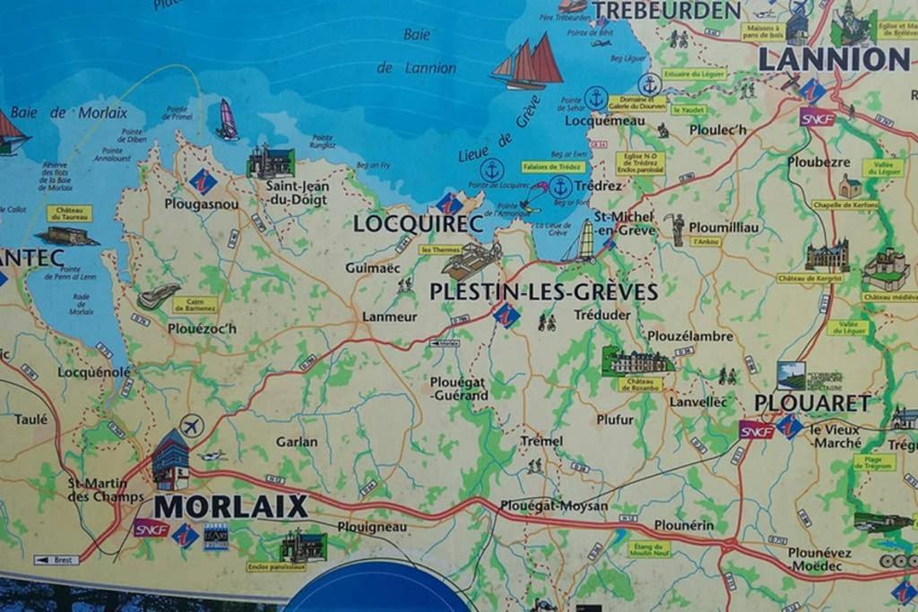 Gite 3 Personnes, Possibilite Table D'Hotes Le Soir Treduder Exteriör bild